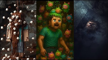 The Best Satisfying Minecraft Fluid and Cloth Simulation (SHOWCASE) #blender