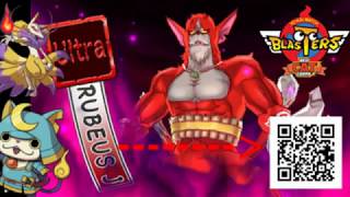 Yo-Kai Watch Busters Blasters Rubeus J And Hardy Hound Qr Codes Yo-Kai Watch Qr-Codes