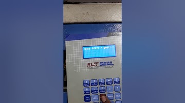 Cut seal machine setting