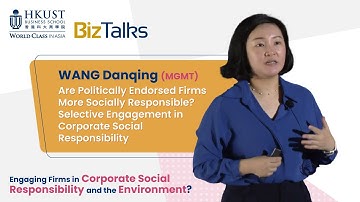 How do Chinese companies engage in CSR activities at an early stage? | #BizTalksHKUST