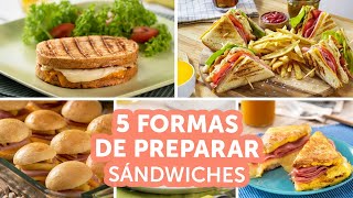 5 formas de preparar sándwiches | Recetas kiwilimón screenshot 1