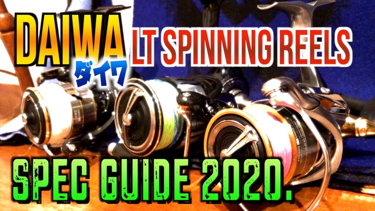 Daiwa LT Spinning Reels] Spec Guide 2020 