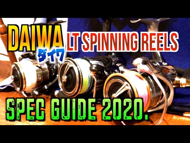 Daiwa LT Spinning Reels] Spec Guide 2020 