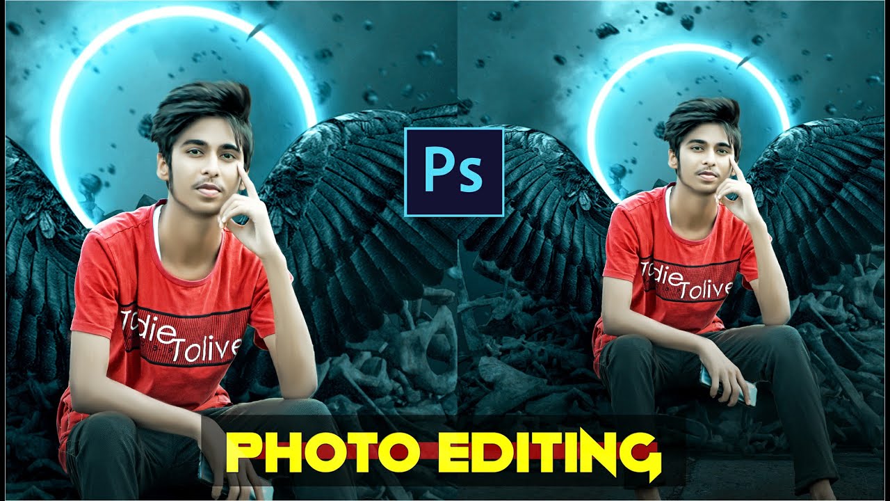 Wings concept  PhotoEditing ! Photoshop 2020 ! Tutotial video by ksnphotography