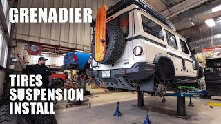 This BRAND NEW Ineos Grenadier Gets Overland Ready  Suspension and Tire Upgrade