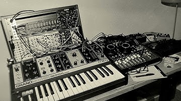 From My Room - A Live Modular Synth Jam w/ Moog Grandmother and Elektron Digitakt