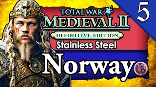 SIEGE OF COPENHAGEN! Medieval 2 Total War: Stainless Steel: Norway Campaign Gameplay #5