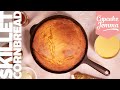 Skillet Cornbread Recipe - Baking Sunshine in a Cast Iron Pan! | Cupcake Jemma Channel