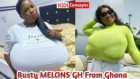 Meet Her Excellency AJ, The woman with the biggest Boobs in Ghana 🇬🇭 / Busty GH