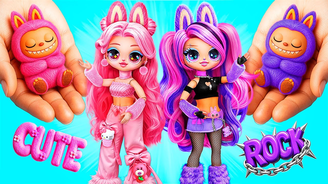 Lalka LABUBU Została Mamusią! Wyroby dla Lalek LOL OMG