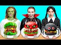 Wednesday vs 吸血鬼vsゾンビの料理チャレンジ TeamTeen Challenge