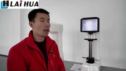 HRS-45S Touch Screen Superficial Rockwell Hardness Tester highlight and operation