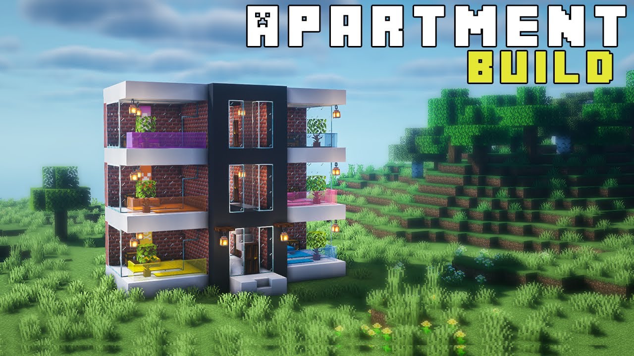 Minecraft | How To Build A Modern Apartment In Minecraft - YouTube