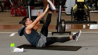 ABS V-ups alternando