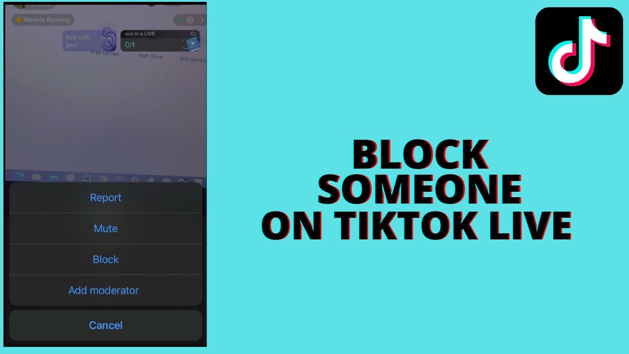 How to Block Someone On Tiktok Live As A Host YouTube