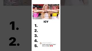 Rank These Songs Without Knowing What’s Next (ITZY Edition)