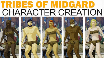 Tribes of Midgard Character Creation (Male & Female, All Customization Options, Emotes, More!)