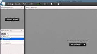 Share Screen Demo Adobe Connect