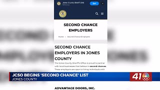 Jones County sheriff launches second chance employers list