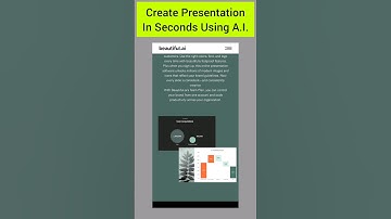 Create Presentation In Seconds Using A.I. (Beautiful.ai)