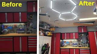 Transform Your Garage: Pro DIY Hex Light Install For Under $100