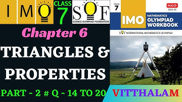 | IMO | SOF | Olympiad | Chapter 6 | Triangle & It