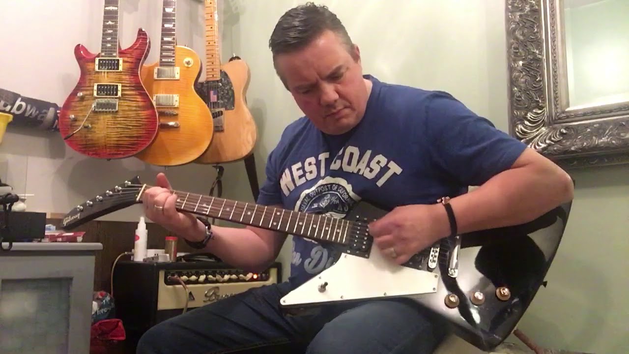 Harley Benton Left Handed EX76 Explorer YouTube
