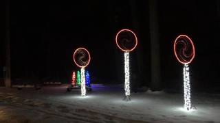 Making Spirits Bright Drive Through Lights in Sheboygan
