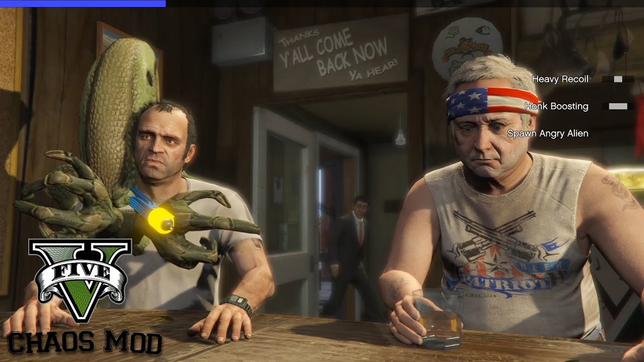 GTA V Chaos Mod! Aliens takes over (Random Effect Every 30 Seconds ...