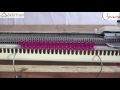 Learn to use the hand knitting machine