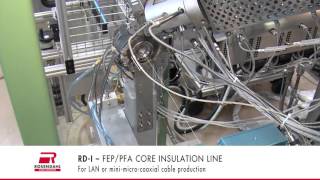 Rosendahl RD I FEP PFA core insulation line