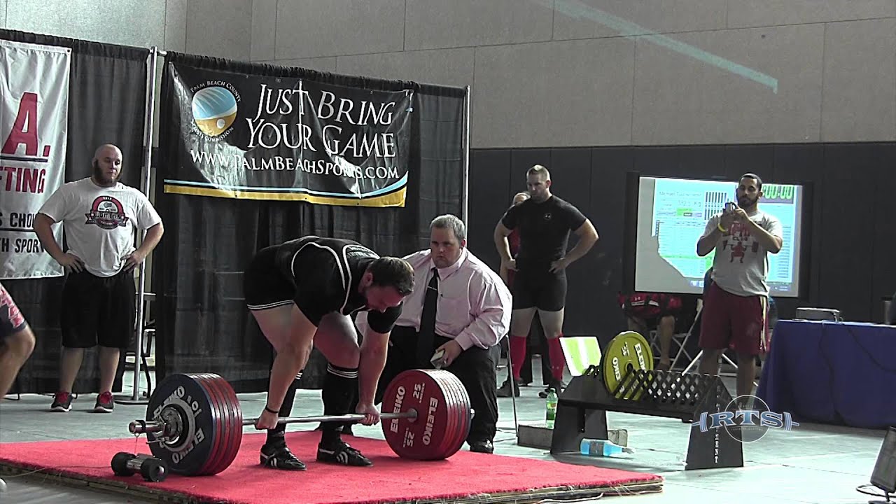 843 Deadlift - 2013 USAPL Southeastern Regional Champs reactive training systems manual