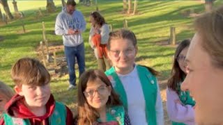 America 250 Girl Scouts grave hunting