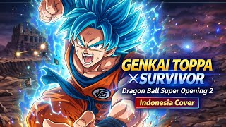 Download lagu Genkai Toppa × Survivor (Dragon Ball Super Opening 2) - Indonesia Cover