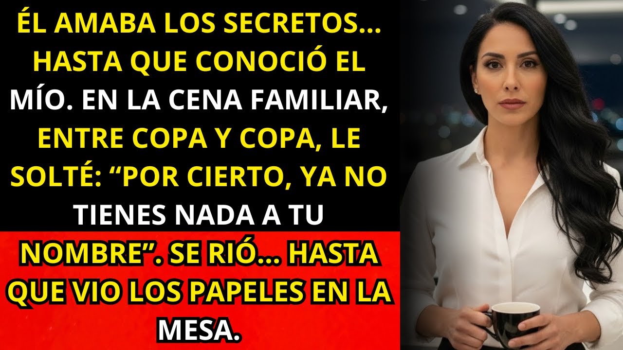 Mi esposo dijo “no tienes que saberlo todo” — así que en la cena familiar revelé que ya no tenía...