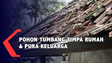 Pohon Tumbang Timpa Rumah & Pura Keluarga