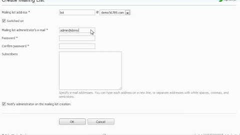 How to create Mailing Lists in Plesk10 - Canadian Web Hosting