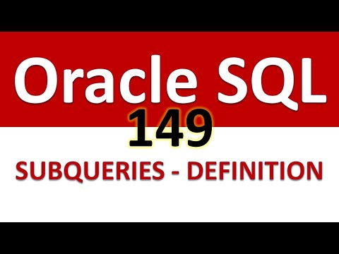 SQL for Beginners   149   SUBQUERIES   DEFINITION