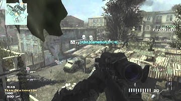 MW3-Barrett.50 cal-Noscope Wallbang Across The Map-By Pajsu14