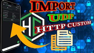 HTTP Custom Vpn Tutorial Importing UDP Config Files screenshot 5