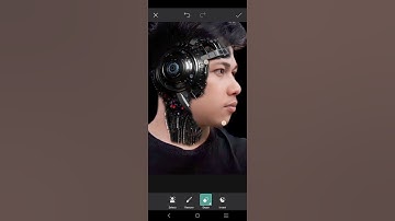 #Shorts Creative Edit CYBORG Cyberpunk in PicsArt - PicsArt Photo Editing 2023