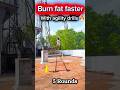 Agility Ladder Workout 🔥 Burn Fat &Get Faster⚡️#discipline #fitnessshorts