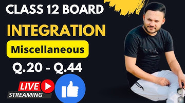 Miscellaneous Ex  Q20 To Q30 | lec 26 | Class 12 || Chapter 7 || NCERT || Board 2023