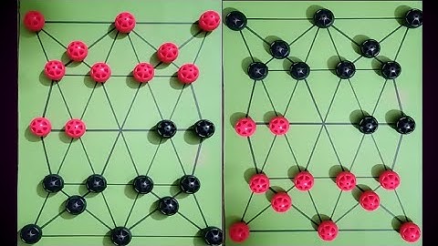 12 beads village style game  || 2 player mind game || learn to play