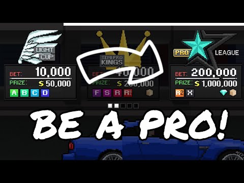REACH PRO LEAGUE IN PIXEL CAR RACER (IN JUST 60MINUTES!)