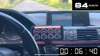 BMW F30 320i ED - Realtime Data Display Test - MHDApp