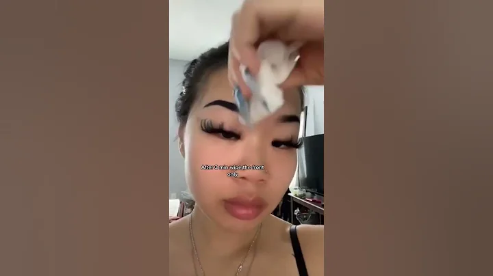 using men's beard dye to tint brows🤩#shorts #makeup #hacks