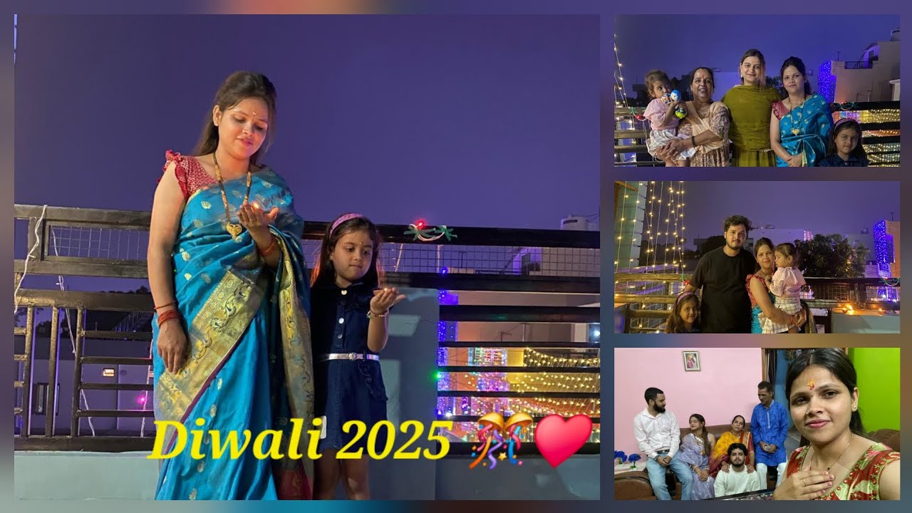 Diwali celebration vlog ♥️♥️✨️ || Husband ji ke Bina bnayi iss baar diwali😓|| 