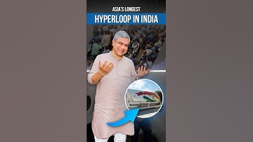 Asia’s Longest Hyperloop Coming to India – A Game Changer in Transportation! #upsc #india