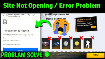 FF Reward Site Not Opening Problem | Reward Redemption Site Not Working Problem | Solution